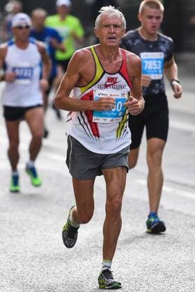 Sport Themen der Woche KW31 Sport Bilder des Tages YEKATERINBURG, RUSSIA - AUGUST 5, 2018: People take part in the Fourth Europe-Asia International Marathon. Donat Sorokin TASS  TS08BC36
