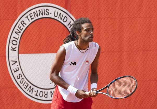 Tennis Bundesliga Rot Weiss Köln - Kurhaus Aachen Koeln Deutschland Datum: 05.08.2018 Dustin Brown (RW Köln)