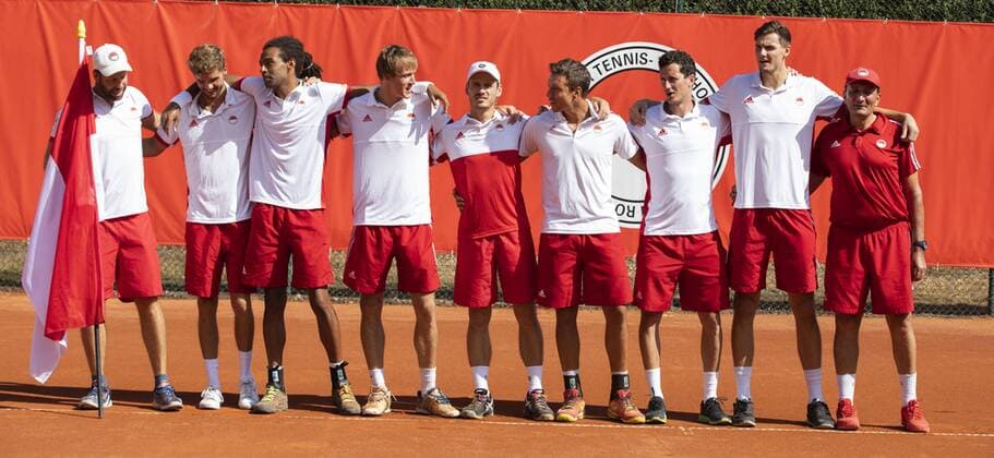 Tennis Bundesliga Rot Weiss Köln - Kurhaus Aachen Koeln Deutschland Datum: 05.08.2018 Mannschaft