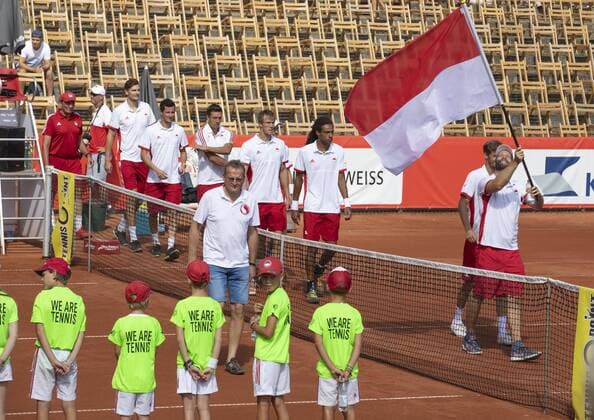 Tennis Bundesliga Rot Weiss Köln - Kurhaus Aachen Koeln Deutschland Datum: 05.08.2018 Mannschaft