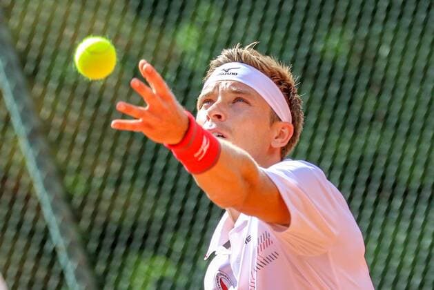 Vatutin, Alexey RUS (LTTC Rot-Weiss Berlin), 2. Bundesliga LTTC Rot-Weiss Berlin vs. Suchsdorfer SV v. 1921, Berlin, 05.08.2018,