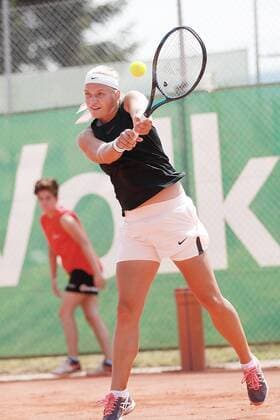 Johana Markova (Tschechien) im Match gegen Anna Giulia Remondina (Italien) 21. boso Ladies Open Hechingen, am 05. 08. 2018 21. boso Ladies Open Hechingen, am 05. 08. 2018 Hechingen Copyright: xEIBNER Benjamin_Laux EP_BLU