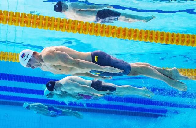 Sport Themen der Woche KW31 Sport Bilder des Tages 180805 Kirill Prigoda of Russia competes in the semi-final of men s 200 meter breaststroke swimming during the European Championships on August 5, 2018 in Glasgow. Photo: Simon Lodge BILDBYRN kod JM 87767 *** 180805 Kirill Prigoda of Russia competes in the semi final of 200 meters breaststroke swimming during the European Championships on August 5, 2018 in Glasgow Photo Simon Lodge BILDBYR N Code JM 87767  Copyright: SIMONxLODGE BB180805BB929