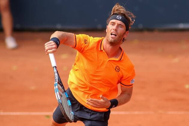 Gdynia, 05.08.2018 Miedzynarodowy Turniej Tenisowy Sopot Open. Final gry pojedynczej. Gdynia. Polska, International Tenis ATP Tennis Herren Challenger Sopot Open. Singles final. Gdynia. Poland, NZ:Daniel Gimena-Traver (ESP) Fot. Tomasz Zasinski 058sport.pl NEWSPIX.PL --- Newspix.pl  20180805_IMG_3788_284_ZAS
