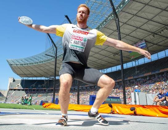 BERLIN 07.08.2018 24. MISTRZOSTWA EUROPY BERLIN 24 EUROPEAN ATHLETICS CHAMPIONSHIPS 2018 NZ CHRISTOPH HARTING FOT MAREK BICZYK PZLA FRANCE OUT! 