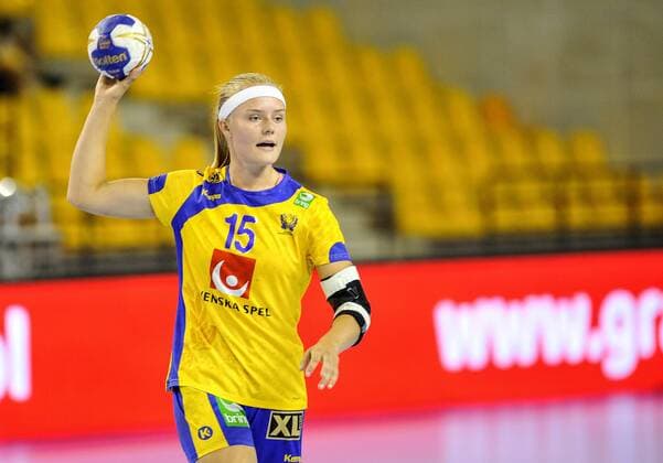 2018.08.07 Kielce Pilka reczna Mlodziezowe Mistrzostwa Swiata w Pilce Recznej Kobiet do lat 18 Wegry - Szwecja N z Cornelia Dahlstorm Foto Rafal Rusek PressFocus 2018.08.07 Kielce Handball IHF Youth U18 Womens World Championship WM Weltmeisterschaft 2018 Hungary - Sweden Cornelia Dahlstorm Credit: Rafal Rusek PressFocus NEWSPIX.PL --- Newspix.pl france out!  20180807PF_RR403
