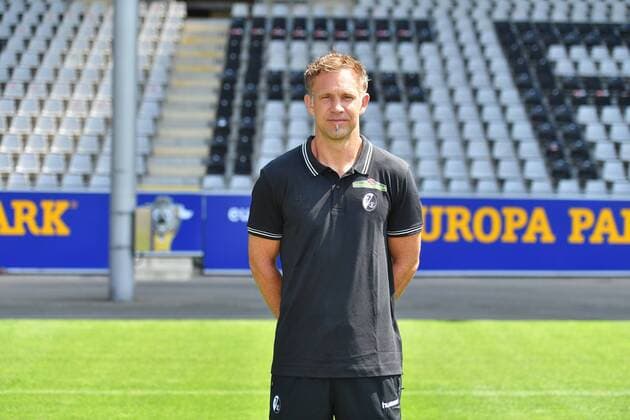 Lars Vossler; SC Freiburg; 1. Bundesliga, Portraettermin 2018 2019 1. Bundesliga - 2018 2019 - Portraettermin SC Freiburg Freiburg Copyright: xEIBNER SvenxLaeglerx EP_SLR