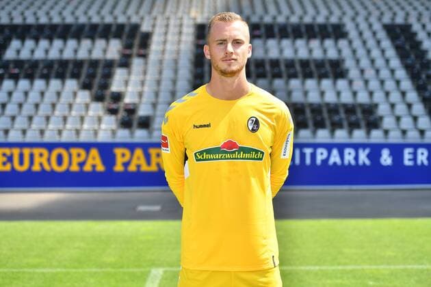 Mark Flekken; SC Freiburg; 1. Bundesliga, Portraettermin 2018 2019 1. Bundesliga - 2018 2019 - Portraettermin SC Freiburg Freiburg Copyright: xEIBNER SvenxLaeglerx EP_SLR