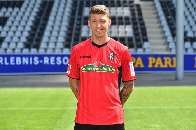 Mike Frantz; SC Freiburg; 1. Bundesliga, Portraettermin 2018 2019 1. Bundesliga - 2018 2019 - Portraettermin SC Freiburg Freiburg Copyright: xEIBNER SvenxLaeglerx EP_SLR