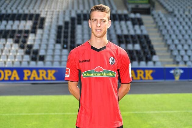 Janik Haberer; SC Freiburg; 1. Bundesliga, Portraettermin 2018 2019 1. Bundesliga - 2018 2019 - Portraettermin SC Freiburg Freiburg Copyright: xEIBNER SvenxLaeglerx EP_SLR