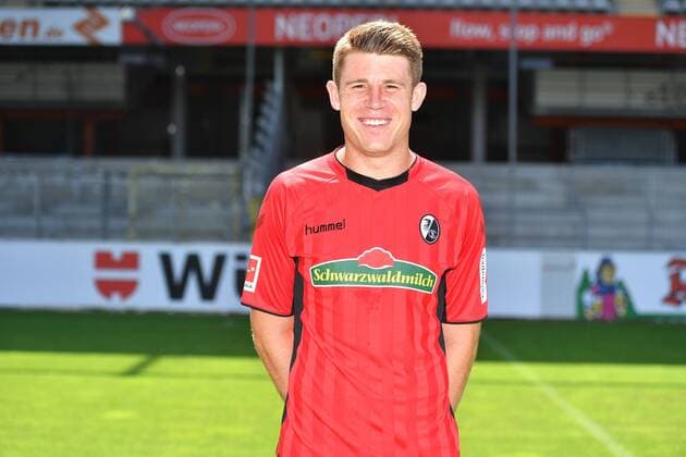 Dominique Heintz; SC Freiburg; 1. Bundesliga, Portraettermin 2018 2019 1. Bundesliga - 2018 2019 - Portraettermin SC Freiburg Freiburg Copyright: xEIBNER SvenxLaeglerx EP_SLR