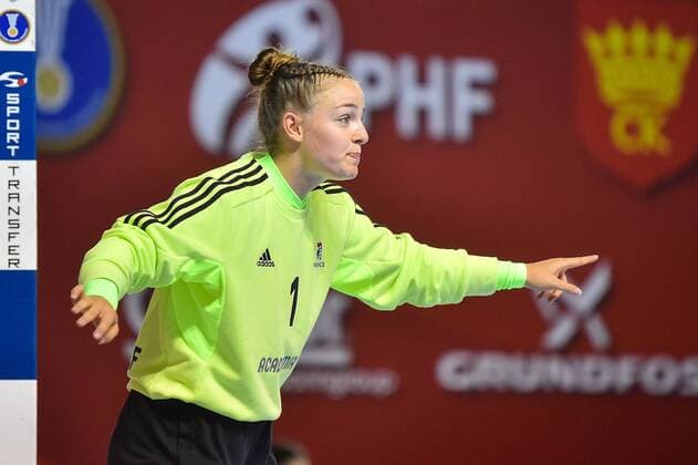 2018.08.08 Kielce Pilka reczna Mlodziezowe Mistrzostwa Swiata w Pilce Recznej Kobiet do lat 18 Tunezja - Francja N z PORTES Laura Foto Lukasz Laskowski PressFocus 2018.08.08 Kielce Handball IHF Youth U18 Womens World Championship WM Weltmeisterschaft 2018 Tunisia v France PORTES Laura Credit: Lukasz Laskowski PressFocus NEWSPIX.PL --- Newspix.pl  20180808LUK_379