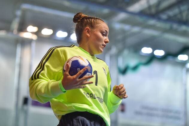 2018.08.08 Kielce Pilka reczna Mlodziezowe Mistrzostwa Swiata w Pilce Recznej Kobiet do lat 18 Tunezja - Francja N z PORTES Laura Foto Lukasz Laskowski PressFocus 2018.08.08 Kielce Handball IHF Youth U18 Womens World Championship WM Weltmeisterschaft 2018 Tunisia v France PORTES Laura Credit: Lukasz Laskowski PressFocus NEWSPIX.PL --- Newspix.pl  20180808LUK_381