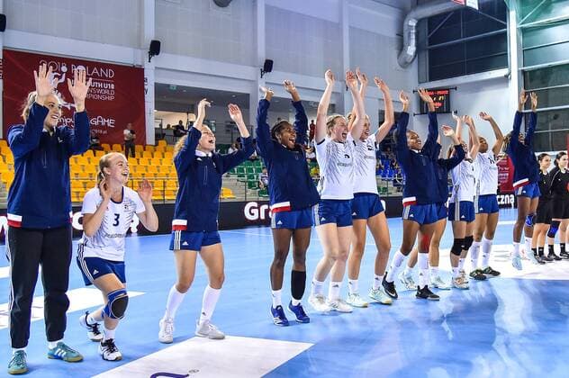 2018.08.08 Kielce Pilka reczna Mlodziezowe Mistrzostwa Swiata w Pilce Recznej Kobiet do lat 18 Tunezja - Francja N z Foto Lukasz Laskowski PressFocus 2018.08.08 Kielce Handball IHF Youth U18 Womens World Championship WM Weltmeisterschaft 2018 Tunisia v France Credit: Lukasz Laskowski PressFocus NEWSPIX.PL --- Newspix.pl  20180808LUK_425