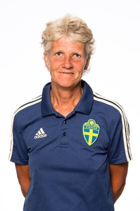 180808 Pia Sundhage, Förbundskapten i F15 03-landslaget poserar för ett porträtt den 8 Augusti 2018 i Stockholm. Copyright: ANDREASxSANDSTRÖM BB180808ZF003
