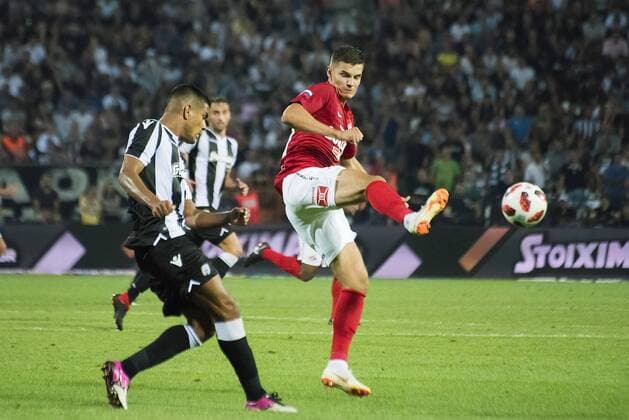 August 8, 2018 - Thessaloniki, Greece - PAOK FC beat FC Spartak Moscow for the third qualifying round of the UEFA Champions League, at the northern Greek city of Thessaloniki. Greece Soccer Champions League - ZUMAp191 84905992st Copyright: xGiannisxPapanikosx