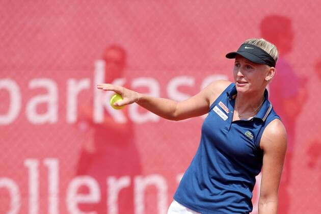 Jil Teichmann ( SUI ), 21 Boso Ladies Open, Tennis, ITF, Achtelfinale, 2018, 09.08.2018, 21 Boso Ladies Open, Tennis, ITF, Achtelfinale, 2018, 09.08.2018 Hechingen Copyright: xLangerx xEibner-Pressefotox EP_HLR