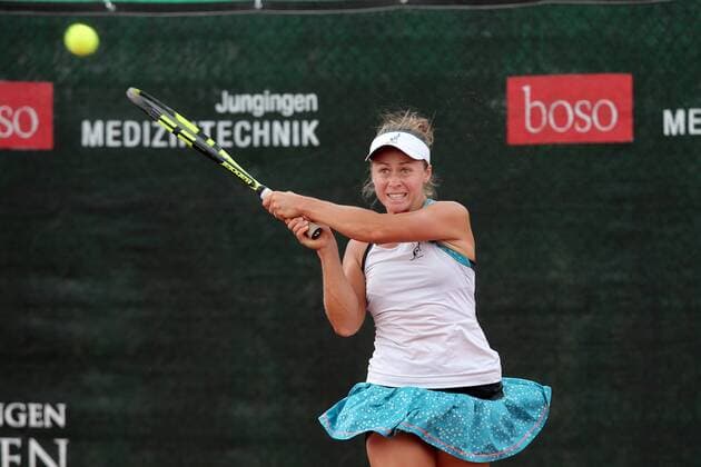 Anastasia Grymalska ( ITA ), 21 Boso Ladies Open, Tennis, ITF, Achtelfinale, 2018, 09.08.2018, 21 Boso Ladies Open, Tennis, ITF, Achtelfinale, 2018, 09.08.2018 Hechingen Copyright: xLangerx xEibner-Pressefotox EP_HLR
