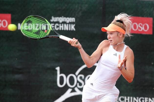 Katharina Hobgraski ( GER ), 21 Boso Ladies Open, Tennis, ITF, Achtelfinale, 2018, 09.08.2018, 21 Boso Ladies Open, Tennis, ITF, Achtelfinale, 2018, 09.08.2018 Hechingen Copyright: xLangerx xEibner-Pressefotox EP_HLR