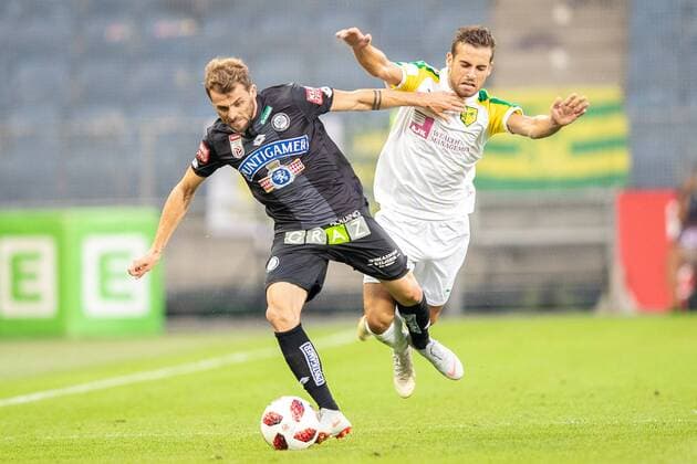 09.08.2018, Merkur Arena, Graz, AUT, UEFA EL, SK Puntigamer Sturm Graz vs AEK Larnaka, Qualifikation, 3. Runde, Hinspiel, im Bild during the UEFA Europa League qualifier 3rd round, 1st leg match between SK Puntigamer Sturm Graz and AEK Larnaka at the Merkur Arena in Graz, Austria on 2018 08 09. Graz