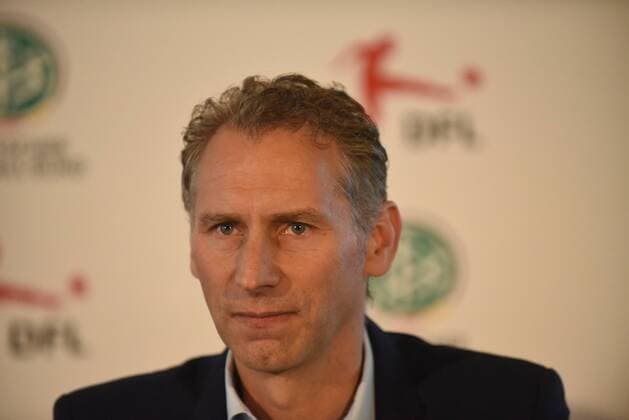 10.08.2018, GER, Saison 2018 2019, DFB, Deutscher Fussbalbund Pressekonferenz Video-Assistent - DFL Deutsche Fußball Liga ist Ansgar Schwenken