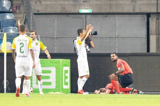 09.08.2018, Merkur Arena, Graz, AUT, UEFA EL, SK Puntigamer Sturm Graz vs AEK Larnaka, Qualifikation, 3. Runde, Hinspiel, im Bild during the UEFA Europa League qualifier 3rd round, 1st leg match between SK Puntigamer Sturm Graz and AEK Larnaka at the Merkur Arena in Graz, Austria on 2018 08 09. Graz