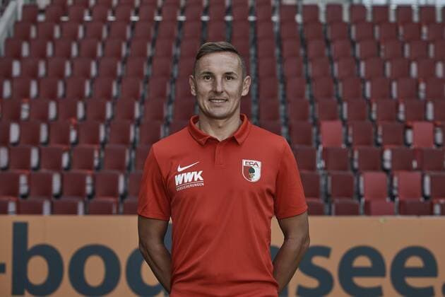 Tobias Zellner (Co-Trainer); FC Augsburg 1907; 1.BL, Porträttermin 2018 2019,