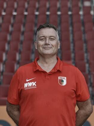 Markus Zeyer (Physiotherapeut); FC Augsburg 1907; 1.BL, Porträttermin 2018 2019,