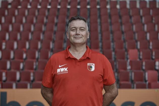 Markus Zeyer (Physiotherapeut); FC Augsburg 1907; 1.BL, Porträttermin 2018 2019,