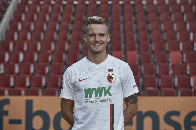 Philipp Max; FC Augsburg 1907; 1.BL, Porträttermin 2018 2019,