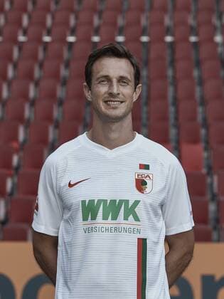 Christoph Janker; FC Augsburg 1907; 1.BL, Porträttermin 2018 2019,
