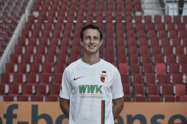 Christoph Janker; FC Augsburg 1907; 1.BL, Porträttermin 2018 2019,