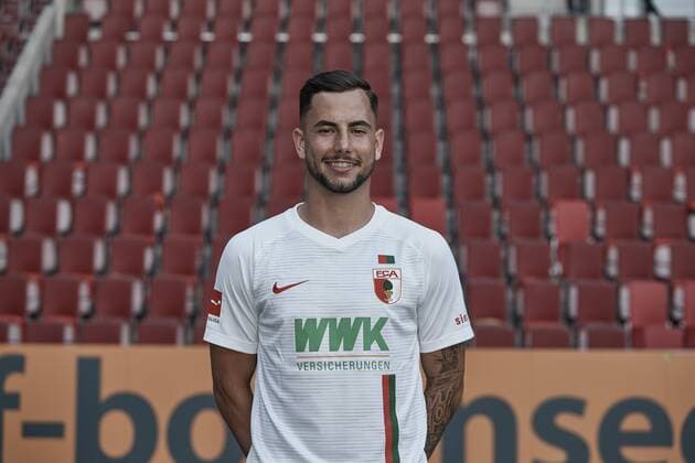 Marco Richter; FC Augsburg 1907; 1.BL, Porträttermin 2018 2019,