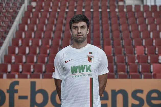 Jan Moravek; FC Augsburg 1907; 1.BL, Porträttermin 2018 2019,