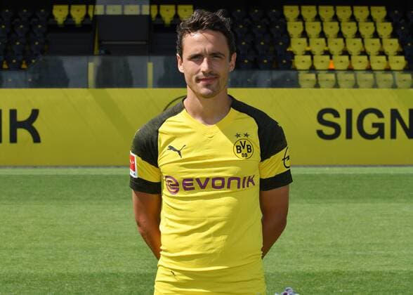 Thomas Delaney; Borussia Dortmund; 1.BL, Porträttermin 2018 2019