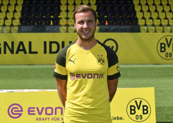Mario Götze; Borussia Dortmund; 1.BL, Porträttermin 2018 2019