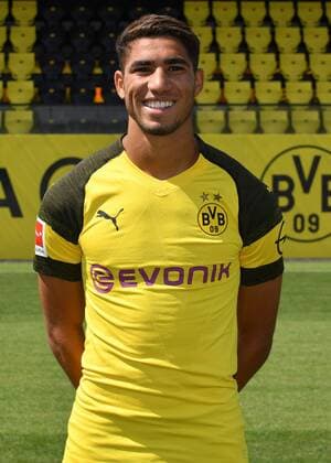 Achraf Hakimi; Borussia Dortmund; 1.BL, Porträttermin 2018 2019