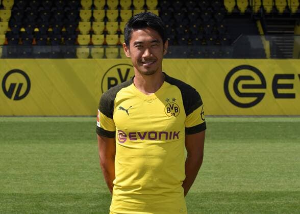 Shinji Kagawa; Borussia Dortmund; 1.BL, Porträttermin 2018 2019