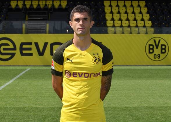 Christian Pulisic; Borussia Dortmund; 1.BL, Porträttermin 2018 2019