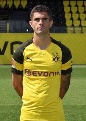 Christian Pulisic; Borussia Dortmund; 1.BL, Porträttermin 2018 2019