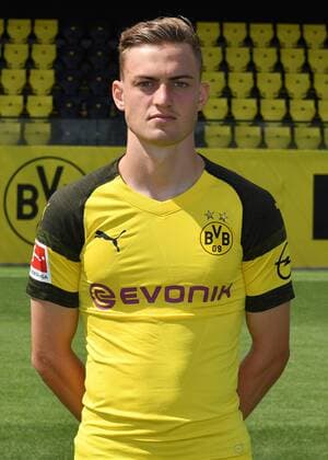 Jacob Bruun Larsen; Borussia Dortmund; 1.BL, Porträttermin 2018 2019