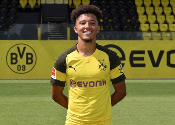 Jadon Sancho; Borussia Dortmund; 1.BL, Porträttermin 2018 2019