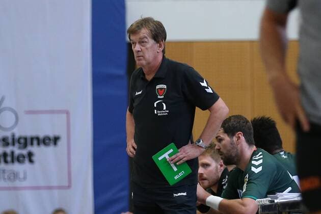 Fuechse Berlin vs. SC IFK Kristianstad, Handball, Internationaler Heide-Cup 2018, 10.08.18 Velimir Petkovic (Fuechse Berlin, Trainer)
