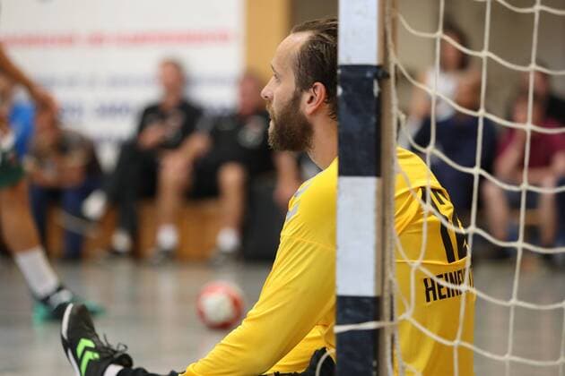 Fuechse Berlin vs. SC IFK Kristianstad, Handball, Internationaler Heide-Cup 2018, 10.08.18 Silvio Heinevetter (Nr.12, Fuechse Berlin)