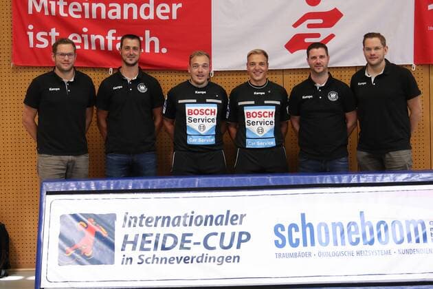 Handball Sportverein Hamburg vs. SC IFK Kristianstad, Handball, Internationaler Heide-Cup 2018, 12.08.18 Spielende und Siegerehrung