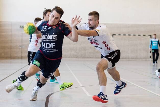 Dominik Rose (H2KU, 23) H2KU Herrenberg gegen SV 64 Zweibruecken, Handball, Oberliga, Testspiel, 2018 2019, 12.08.2018, SG H2KU Herrenberg gegen SV 64 Zweibruecken, Handball, Oberliga, Testspiel, 2018 2019, 12.08.2018 Haslach Copyright: xEIBNER SaschaxWaltherx EP_SWA