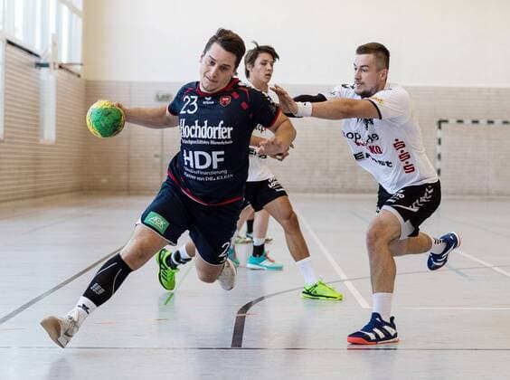 Dominik Rose (H2KU, 23) H2KU Herrenberg gegen SV 64 Zweibruecken, Handball, Oberliga, Testspiel, 2018 2019, 12.08.2018, SG H2KU Herrenberg gegen SV 64 Zweibruecken, Handball, Oberliga, Testspiel, 2018 2019, 12.08.2018 Haslach Copyright: xEIBNER SaschaxWaltherx EP_SWA