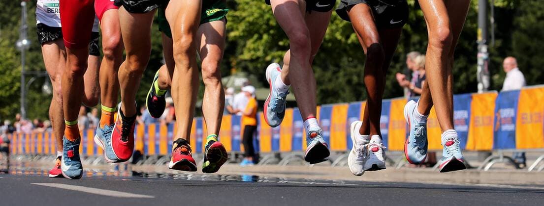 BAU 12.08.2018 Berlin Leichtathletik EM 2018, Feature Läuferbeine