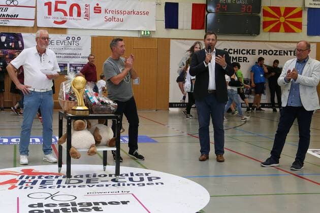 Siegerehrung Internationaler Heide Cup 2018, Handball, Internationaler Heide-Cup 2018, 12.08.18 Siegerehrung