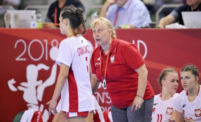 2018.08.12 Kielce Pilka reczna Mlodziezowe Mistrzostwa Swiata w Pilce Recznej Kobiet do lat 18 Polska - Niemcy N z Truszynska Agnieszka Foto Lukasz Sobala Press Focus 2018.08.12 Kielce Handball IHF Youth U18 Womens World Championship WM Weltmeisterschaft 2018 Poland - Germany Truszynska Agnieszka Credit: Lukasz Sobala Press Focus NEWSPIX.PL --- Newspix.pl FRANCE OUT!  20180812PF_PF165